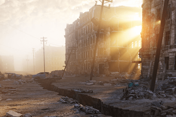 Sonhar com prédio caindo